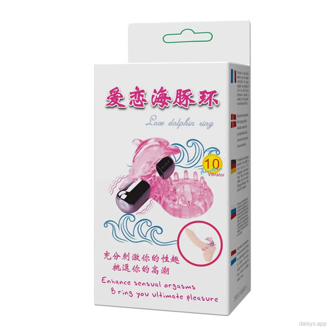 ANILLO VIBRADOR DELFIN ROSA - Baile