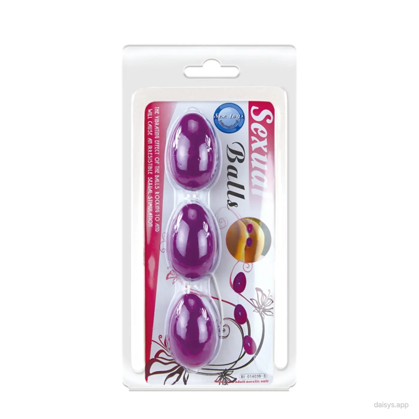 ANAL BALL X3 PURPLE - Baile
