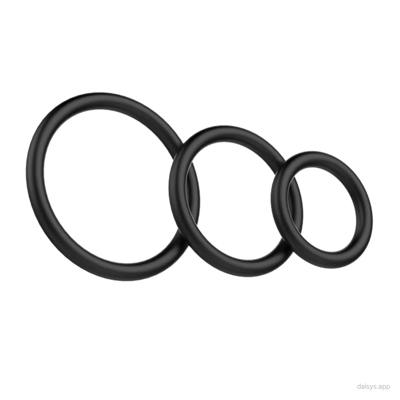 SET 3 ANILLOS RUBBER - Baile
