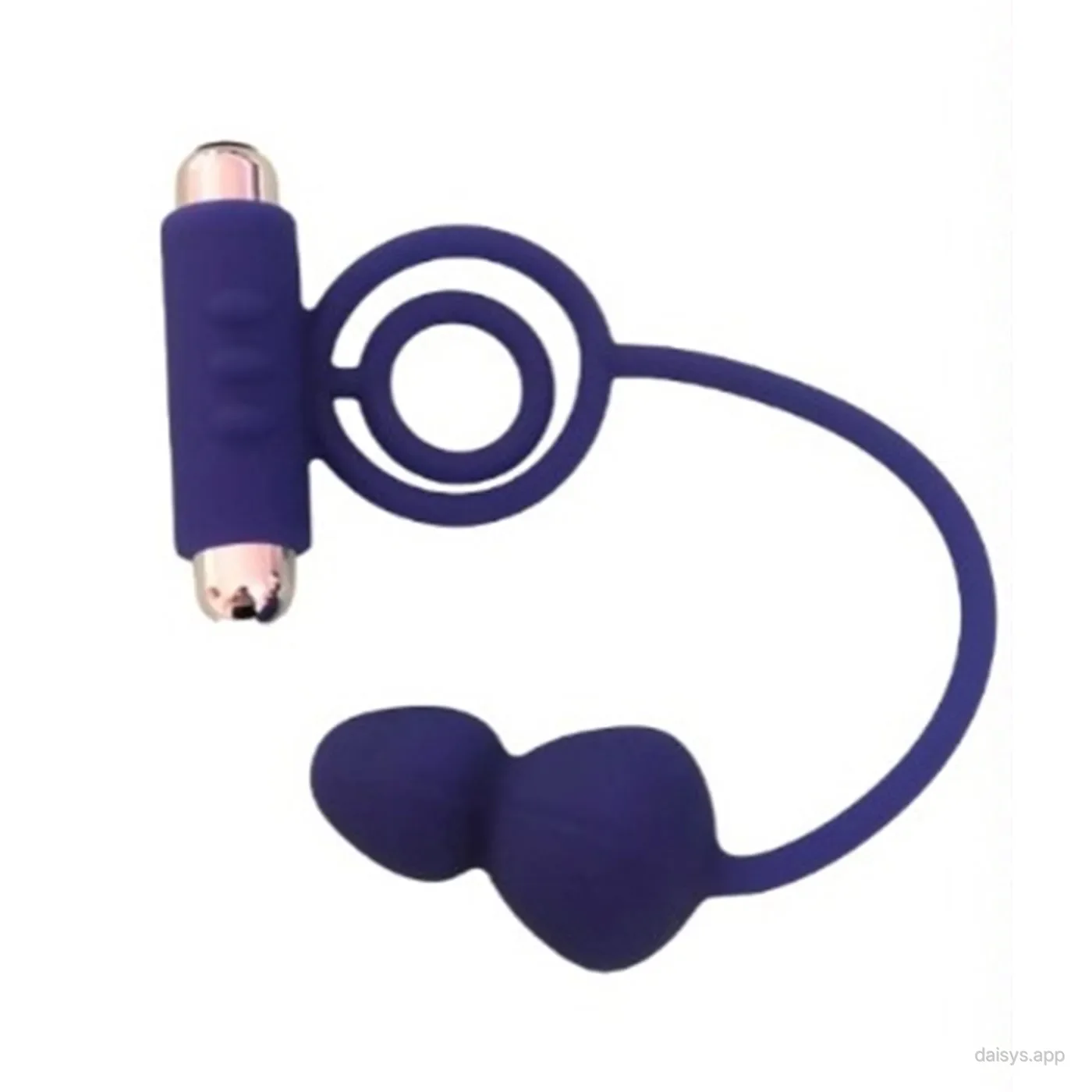 PERFORMANCE - PENETRATOR ANAL PLUG WITH VIBRATING COCK RINGS - INDIGO - Blush