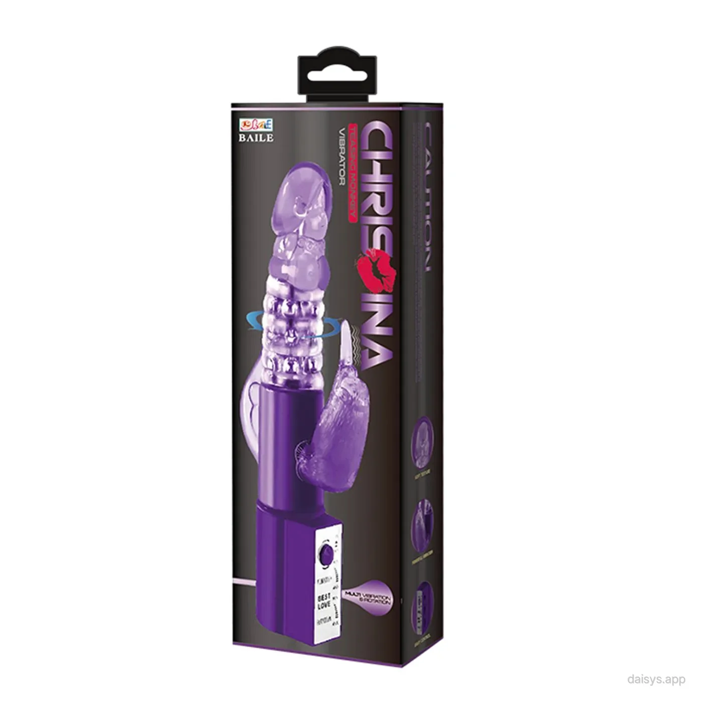 VIBRADOR ROTADOR CRISONIA TRIPLE MULTISPEED - Baile